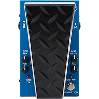 Morley Tye Trujillo TruDrive Wah Pedal Chrome and Blue
