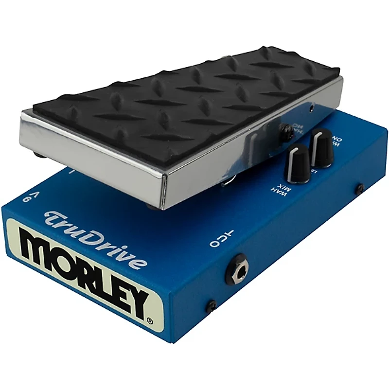 Morley Tye Trujillo TruDrive Wah Pedal Chrome and Blue