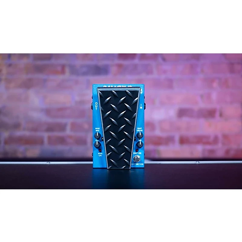 Morley Tye Trujillo TruDrive Wah Pedal Chrome and Blue