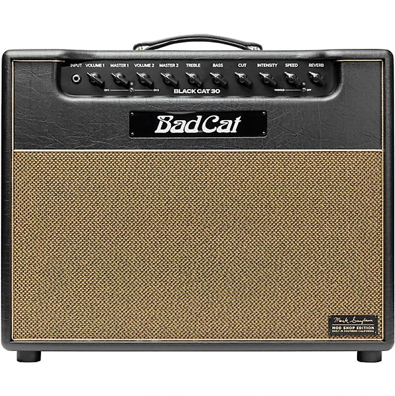 Bad Cat Mod Shop Black Cat 30 30W 1x12 Guitar Combo Amp by Mark Sampson Black
