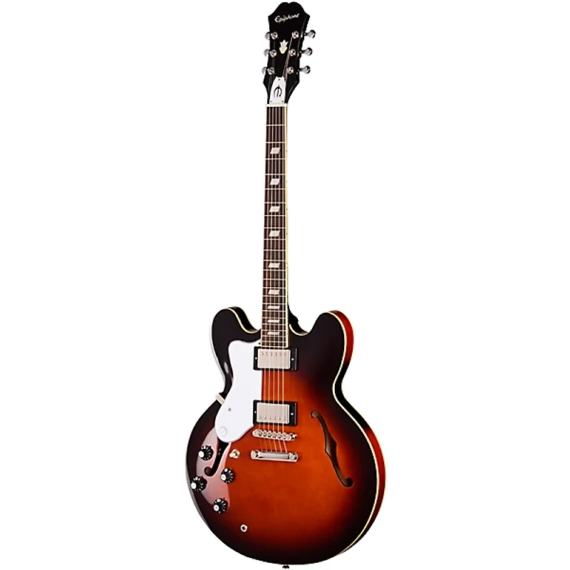 Epiphone Bonehead Riviera Left-Handed Electric Guitar - Dark Tobacco Burst