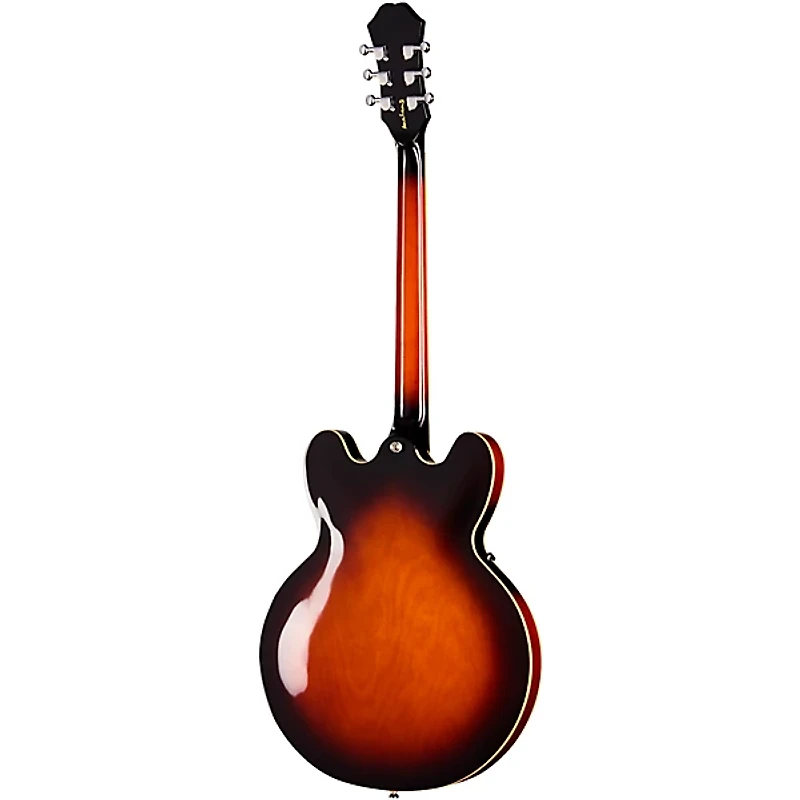 Epiphone Bonehead Riviera Left-Handed Electric Guitar - Dark Tobacco Burst