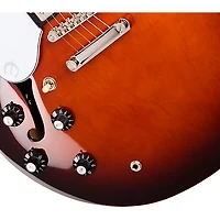 Epiphone Bonehead Riviera Left-Handed Electric Guitar - Dark Tobacco Burst