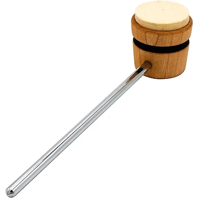 LOW BOY Lightweight Felt Daddy Beater in Natural with Black Stripe