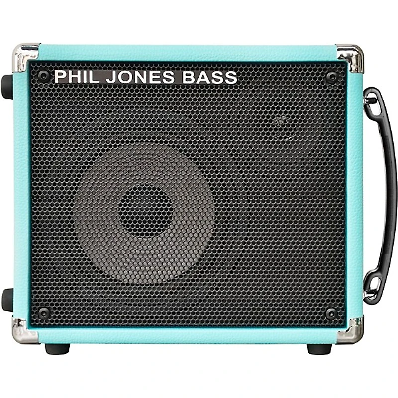 Phil Jones Bass Cab-17 100W 1x7 Bass Speaker Cabinet Seafoam Green