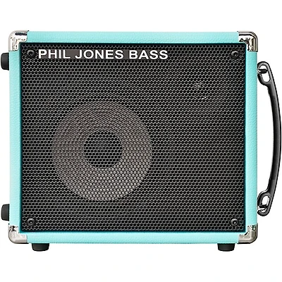 Phil Jones Bass Cab-17 100W 1x7 Bass Speaker Cabinet Seafoam Green