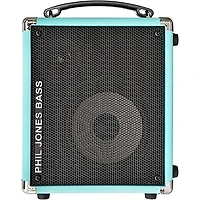 Phil Jones Bass Cab-17 100W 1x7 Bass Speaker Cabinet Seafoam Green