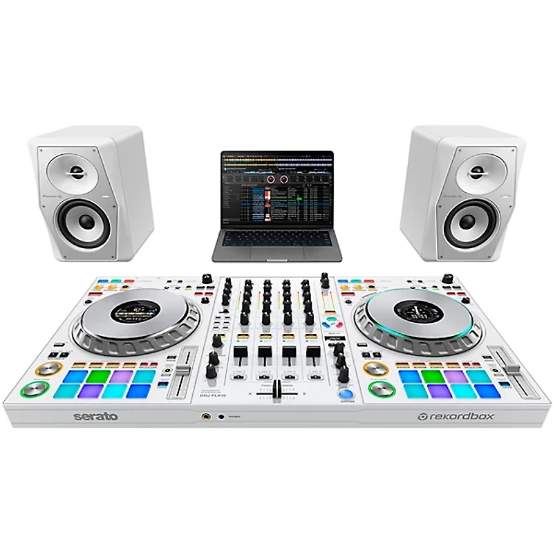 Pioneer DJ DDJ-FLX10-W 4-Channel Performance DJ Controller for rekordbox DJ and Serato DJ Pro White