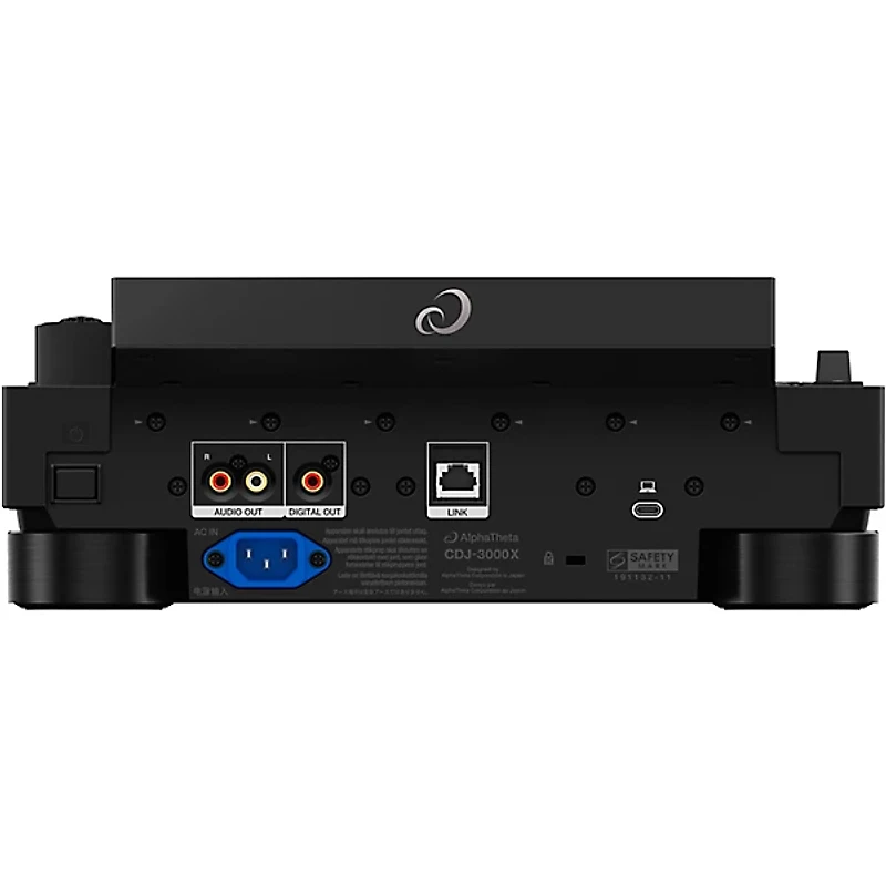 AlphaTheta CDJ-3000X Professional DJ Media Player Black