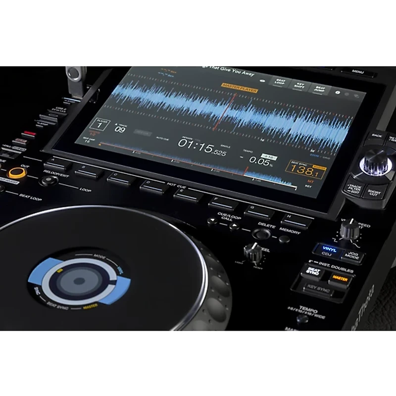 AlphaTheta CDJ-3000X Professional DJ Media Player Black