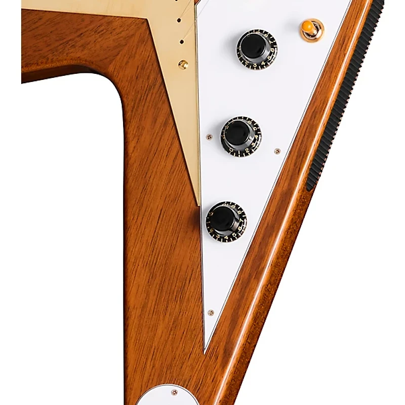 Gibson Custom 1958 Mahogany Flying V Reissue Electric Guitar Antique Natural