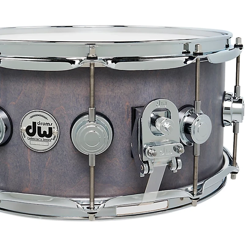 DW Collector's Series SonicPly Satin Oil Snare Drum - 14 x 6.5 in. Satin Slate