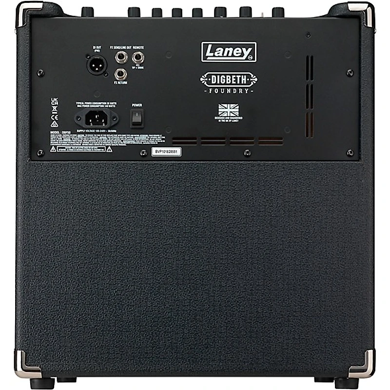 Laney Digbeth Foundry DBF50 50W 1x10" Bass Combo Amplifier - Black