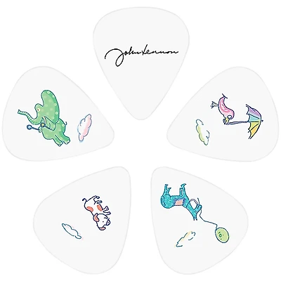 D'Addario John Lennon Art Series Imagine Animals Guitar Picks .70 mm 10 Pack