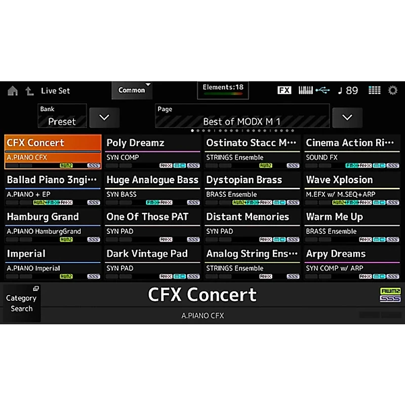 Yamaha MODX M6 61-Key Synthesizer