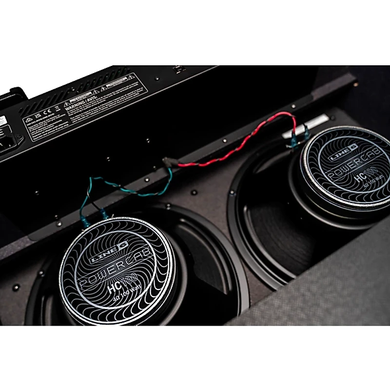 Line 6 PowerCab CL 212 200W 2x12 Powered Guitar Speaker Cabinet Black