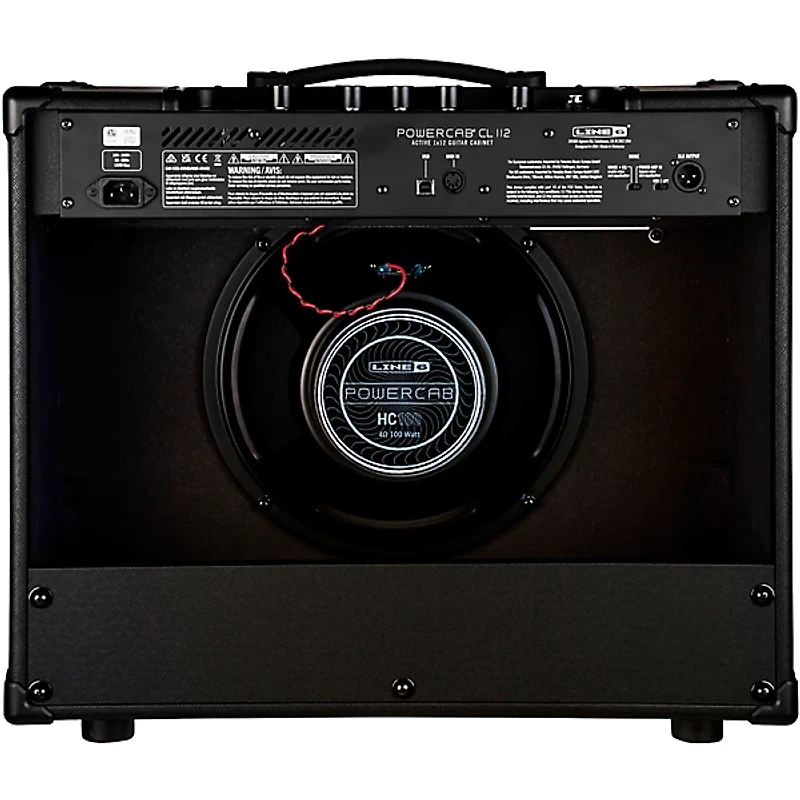Line 6 Powercab CL 112 100W 1x12 Powered Guitar Speaker Cabinet - Black