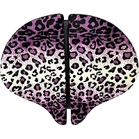 Ahead Spinal G 3-Legged Drum Throne in Leopard Print Purple