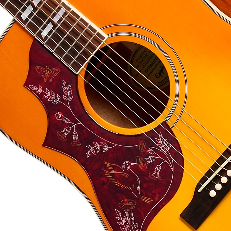 Epiphone Hummingbird Studio Left-Handed Acoustic-Electric Guitar -