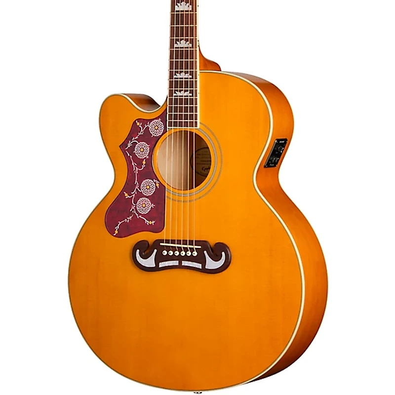 Epiphone J-200 Studio EC Left-Handed Acoustic-Electric Guitar