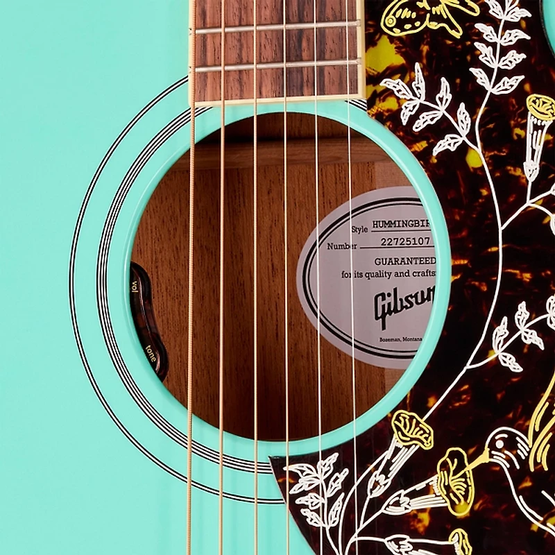 Gibson Hummingbird Standard Acoustic-Electric Guitar - Southwestern Turquoise