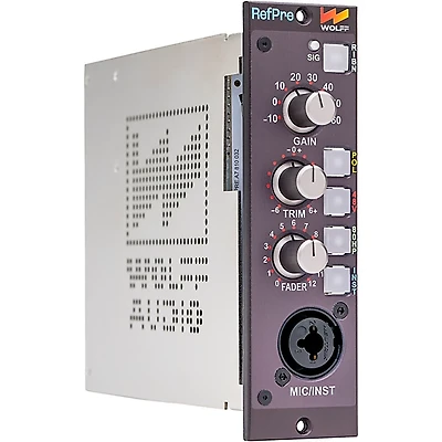 Wolff Audio RefPre 500 Series Microphone & Instrument Preamp