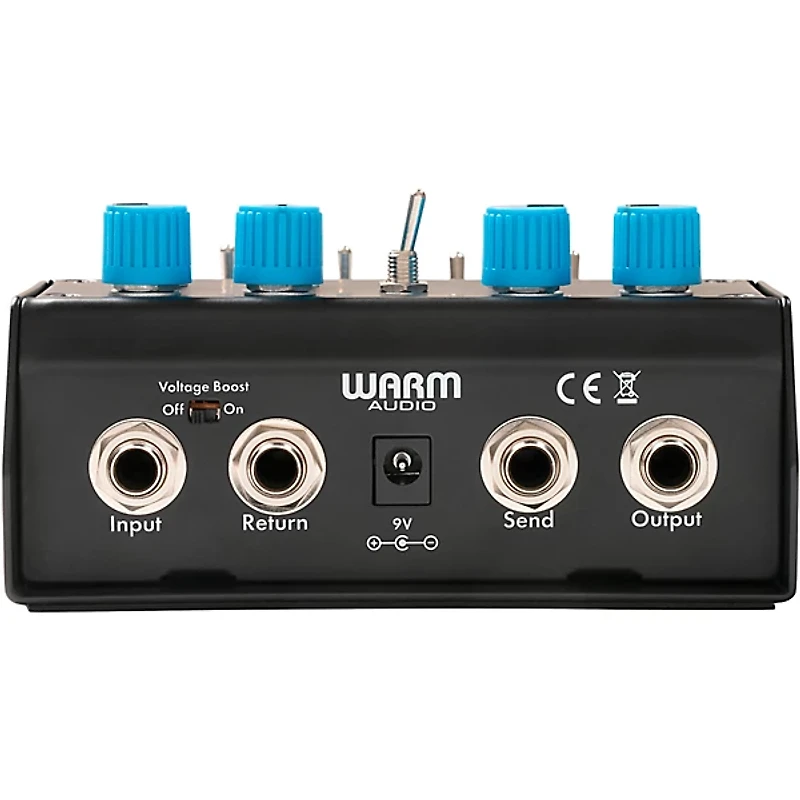 Warm Audio WA-TOT Throne Of Tone Dual-Sided British-Amp-Inspired Overdrive Effects Pedal Black and Blue