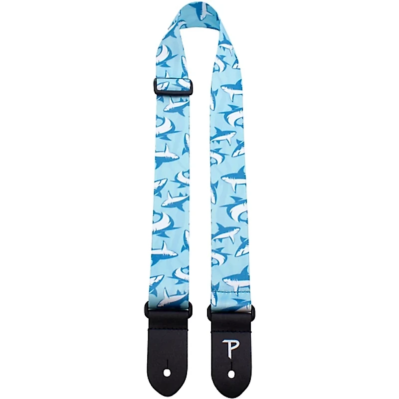 Perri's Shark Polyester Ukulele Strap 1.5 in.