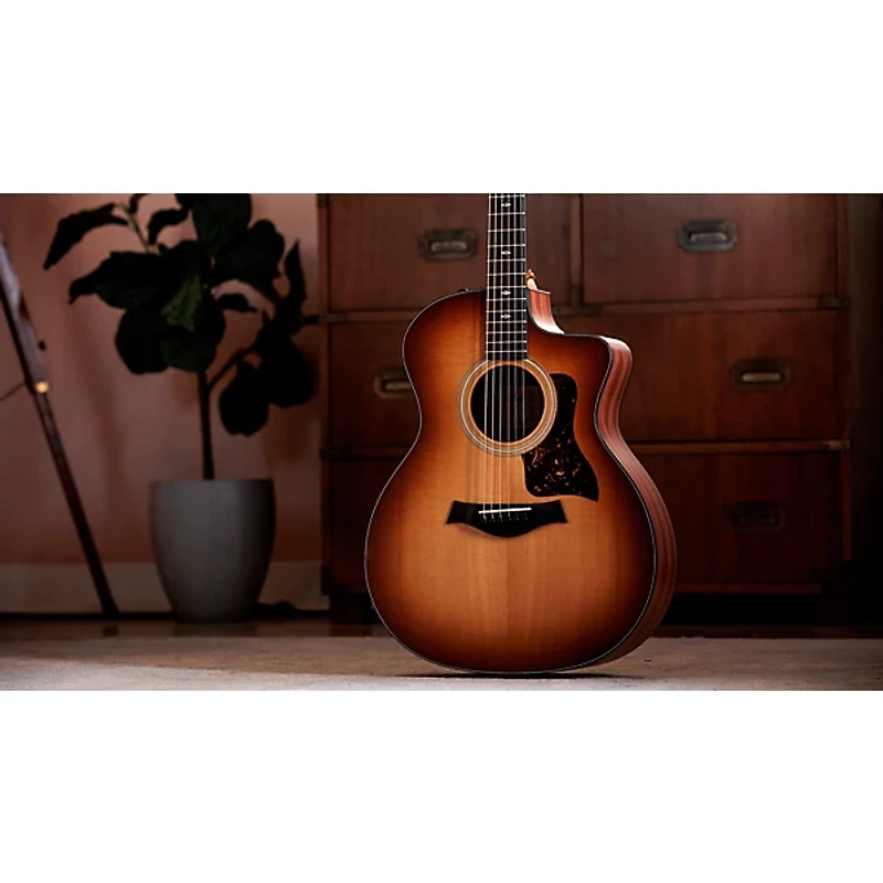 Taylor 114ce Sunset Blvd Grand Auditorium Acoustic-Electric Guitar - Sunset Edgeburst
