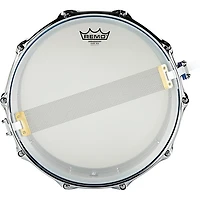 Pork Pie Seamless Aluminum Snare Drum - Blue Ice Alcohol Ink, 14 x 6.5 in.