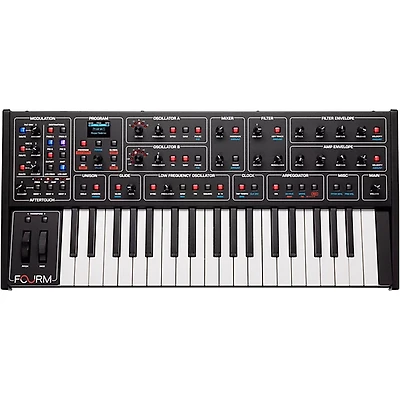 Sequential Fourm Compact Polyphonic Analog Synthesizer