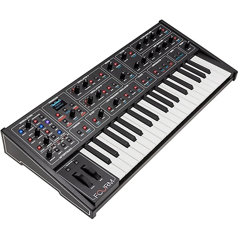 Sequential Fourm Compact Polyphonic Analog Synthesizer