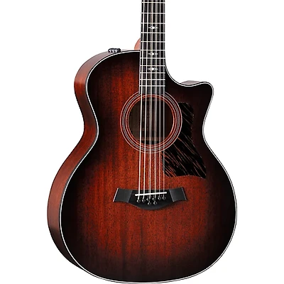 Taylor 324ce Baritone-8 Limited-Edition 8-String Grand Auditorium Acoustic-Electric Guitar Shaded Edge Burst