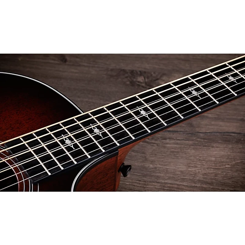 Taylor 324ce Baritone-8 Limited-Edition 8-String Grand Auditorium Acoustic-Electric Guitar Shaded Edge Burst