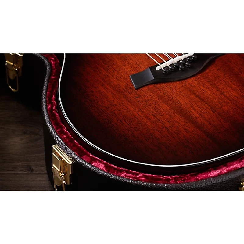 Taylor 324ce Baritone-8 Limited-Edition 8-String Grand Auditorium Acoustic-Electric Guitar Shaded Edge Burst