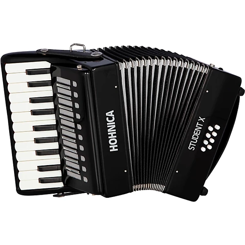 Hohner Student X 8-Bass Piano Accordion Black