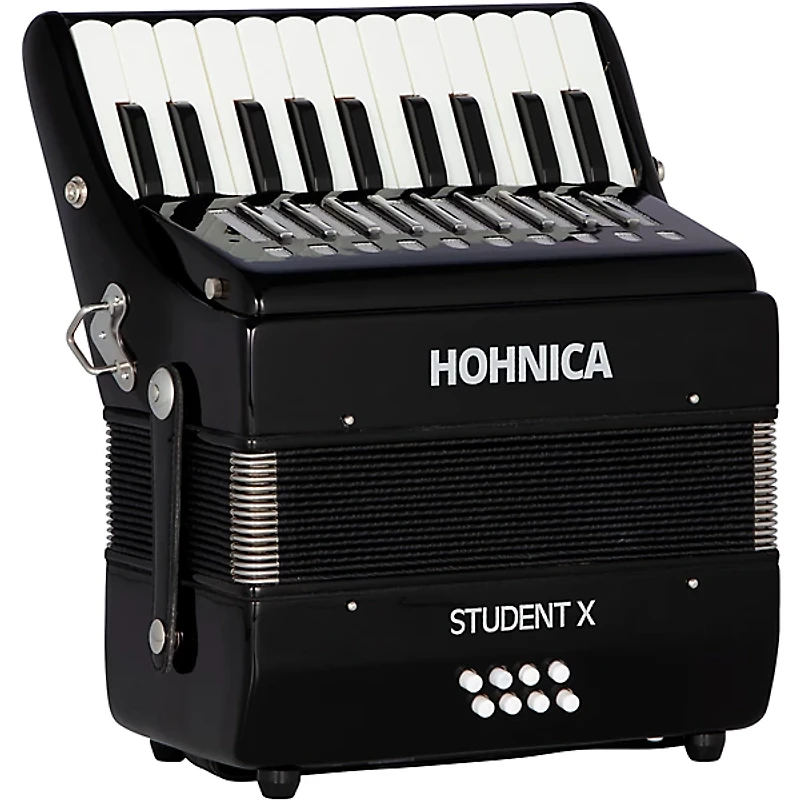 Hohner Student X 8-Bass Piano Accordion Black