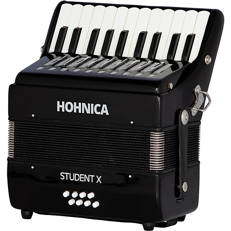 Hohner Student X 8-Bass Piano Accordion Black