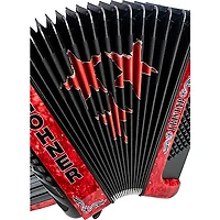 Hohner TRI-STAR II 72 Accordion Pearl Red