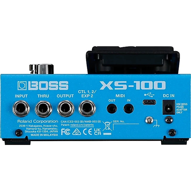 BOSS XS-100 Poly Shifter Pedal - Blue