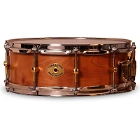 Noble & Cooley Solid Shell Cherry Snare Drum With Brass Hardware 14 x 5 in. Natural Satin Lacquer