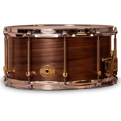 Noble & Cooley Solid Shell Walnut Snare Drum With Brass Hardware - 14 x 7 in. Natural Satin Lacquer
