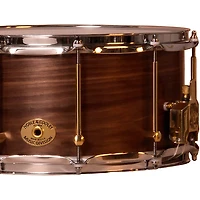 Noble & Cooley Solid Shell Walnut Snare Drum With Brass Hardware - 14 x 7 in. Natural Satin Lacquer