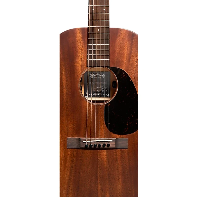 Martin Jason Isbell 0-10E Retro Concert Signature Acoustic-Electric Guitar - Dark Mahogany