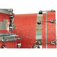 SJC Drums 25th Anniversary USA Custom 3-Piece Maple Shell Pack - Pink Glitter
