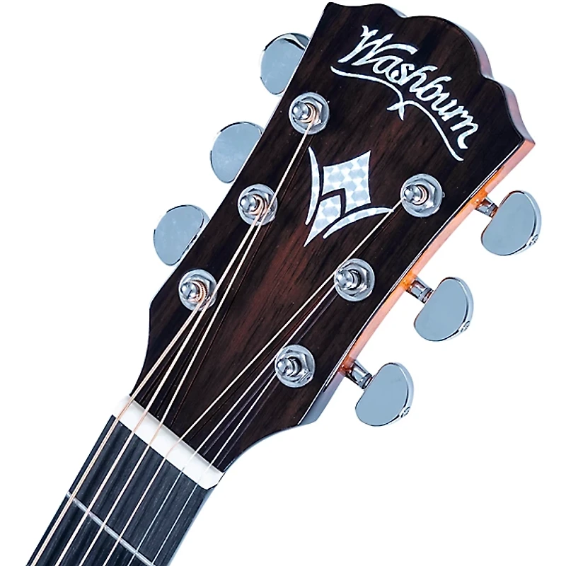 Washburn G10CE Comfort Series Grand Auditorium Acoustic-Electric Guitar Sunburst