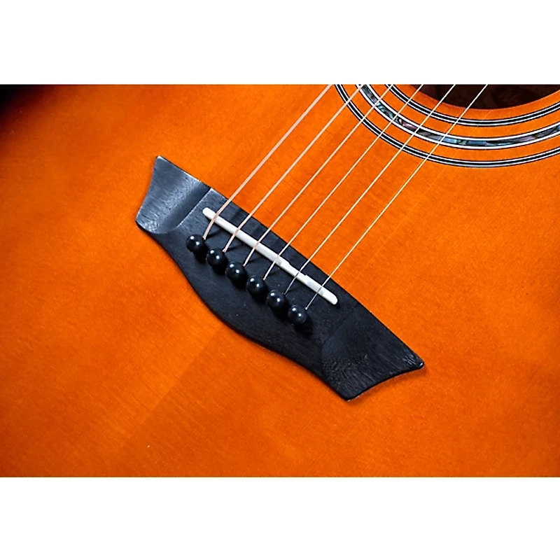 Washburn G10CE Comfort Series Grand Auditorium Acoustic-Electric Guitar Sunburst