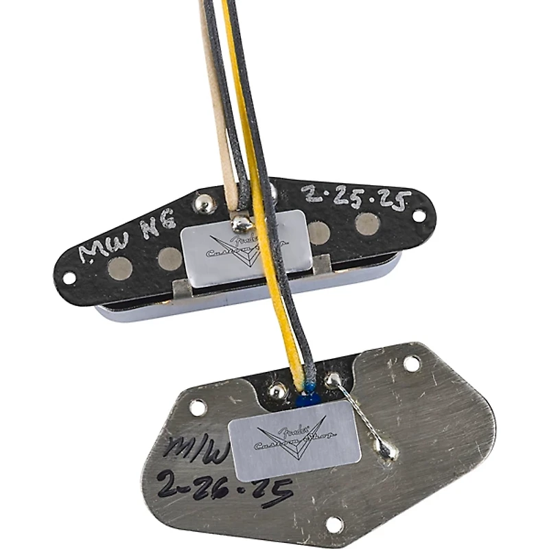 Fender Custom Shop '50/'51 Blackguard Telecaster Pickup Set Black and Chrome