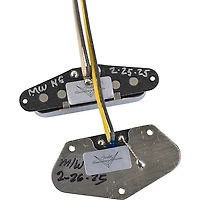 Fender Custom Shop '50/'51 Blackguard Telecaster Pickup Set Black and Chrome