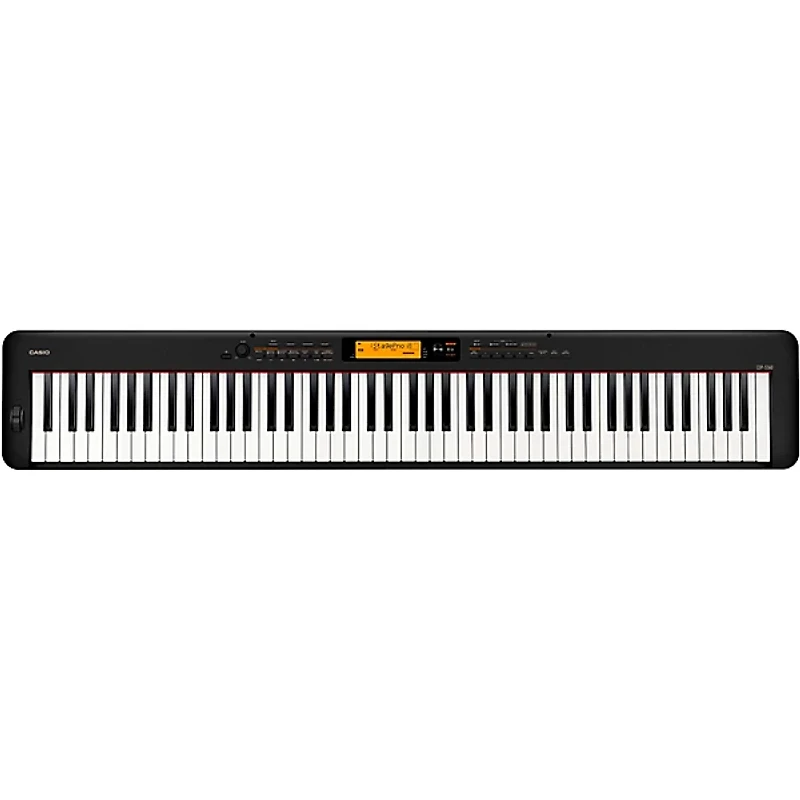 Casio CDP-S360 Compact Digital Piano with Warm Audio WA-CAB Headphone Package (Pedals/Bench/Stand Included) Black